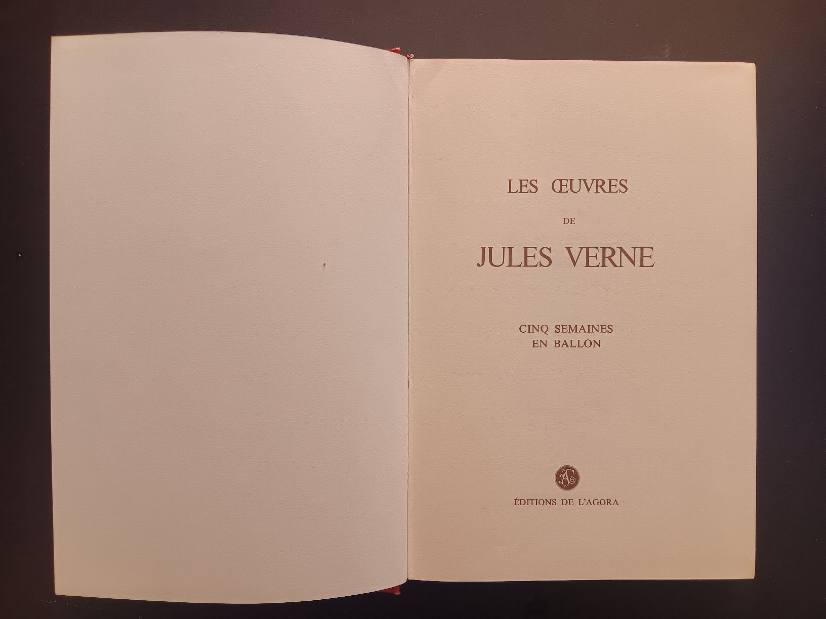 Libri: Jules Verne - Cinq semaines en ballons – Usato da Lausanne venduto da Grabock 4
