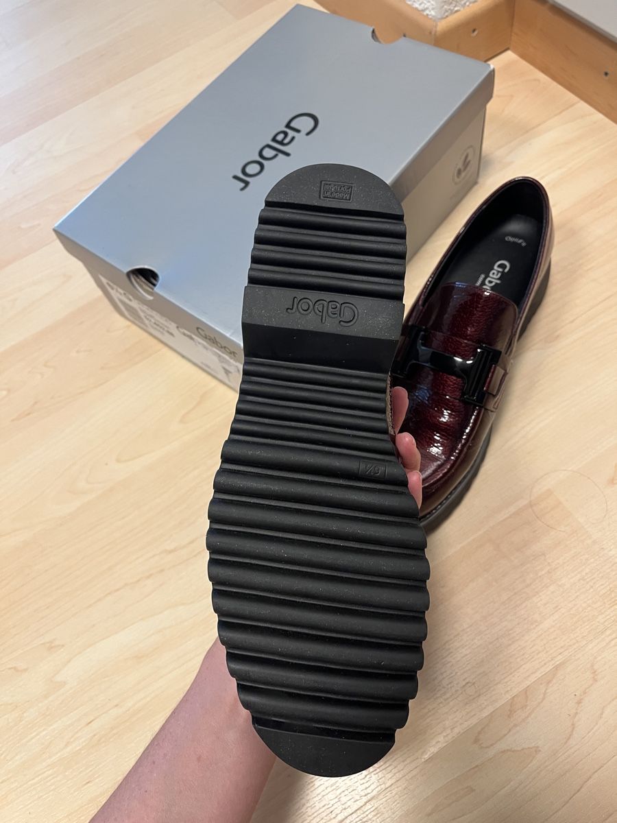 Gabor Scarpe da donna: Gabor Sliper Gr. 6.5 Leder bordeaux – Nuovo e nell'imballaggio originale da Rotkreuz venduto da zisii 3
