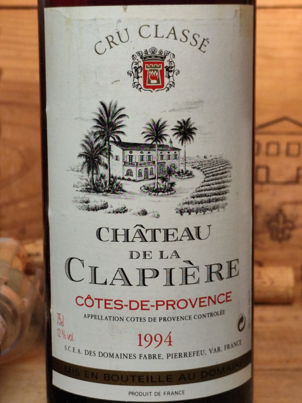 Vino: 1994 Château de la Clapière – Nuovo e nell'imballaggio originale da Büsserach venduto da Vintage-vins