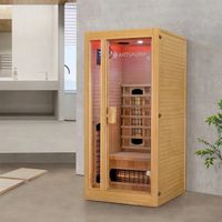 30755 Infrarotkabine NEAPEL S90V 90x90cm Vollspektrum Sauna