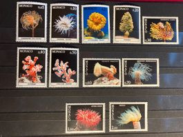 Monaco 1980 Satz Fauna des Mittelmeeres postfrisch