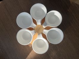 7-teiliges Geschirrset ideal für Aperos, Tapas und Raclette