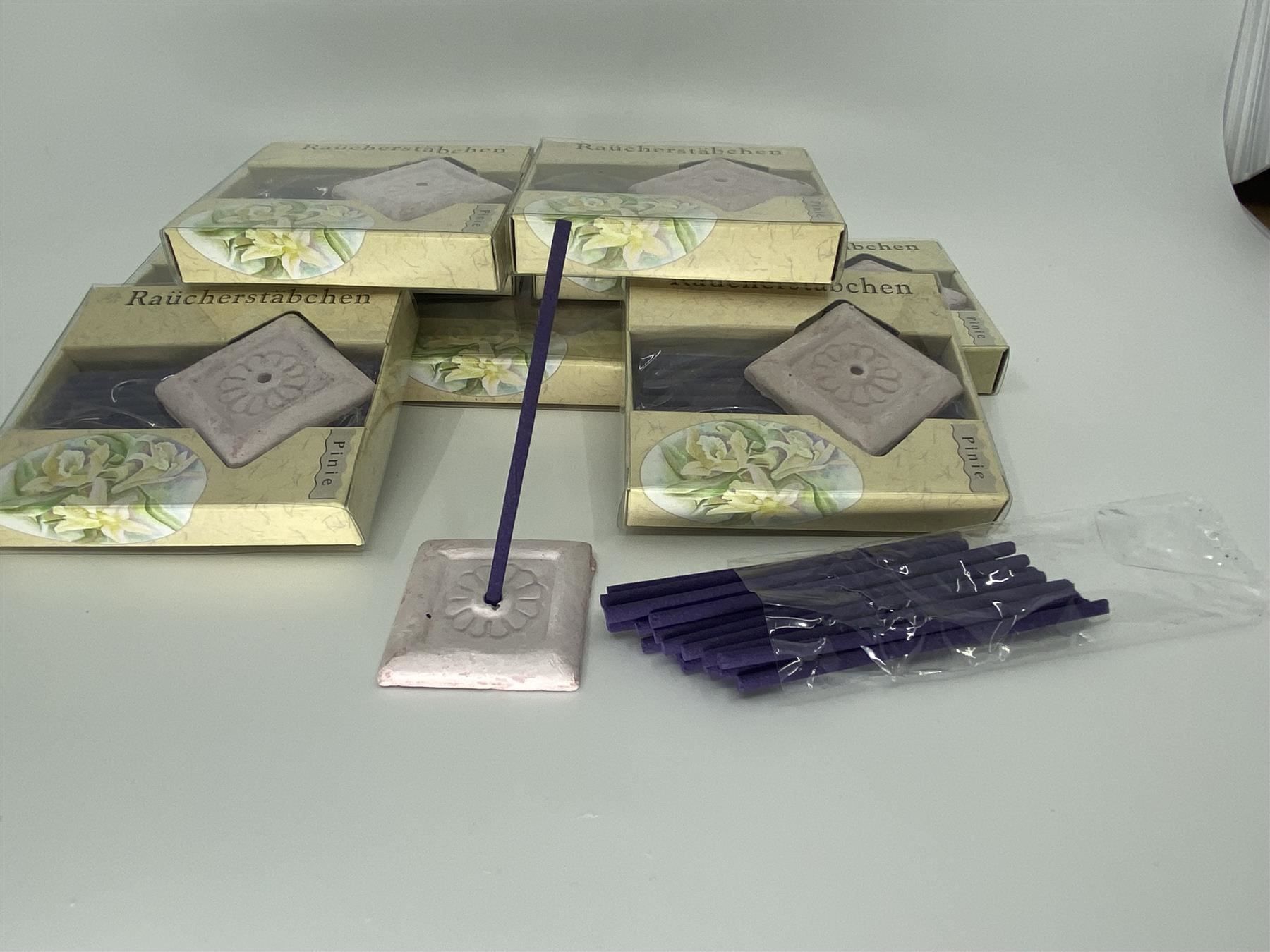 Tutte le decorazioni: 10 Sets Pinie Räuchersticks mit Halter – Nuovo (secondo la descrizione) da Langwiesen venduto da rtWebshop 2