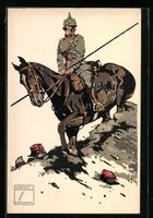 Ludwig Hohlwein: Kavallerist mit Stahlro