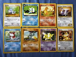 🔥Lot de 8 cartes Pokémon vintage 🇬🇧 🔥