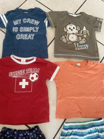 Migros Sommer Set/4 T-Shirts Grösse 86
