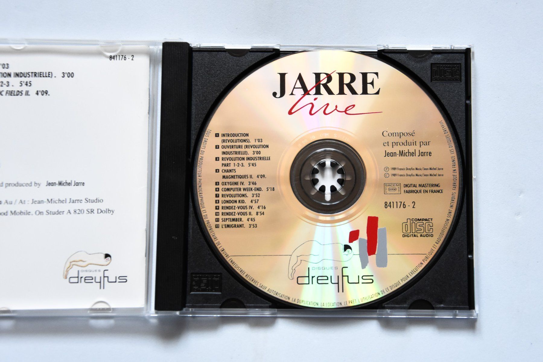 CD: Jean Michel Jarre - Live – Usato da Belmont-sur-Yverdon venduto da ag97 2