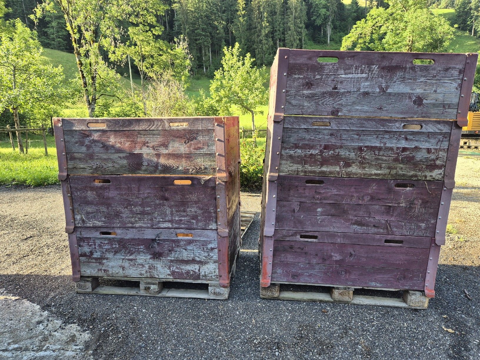 Pallets: Palettrahmen Europaletten  – Usato da Escholzmatt venduto da tinutechag