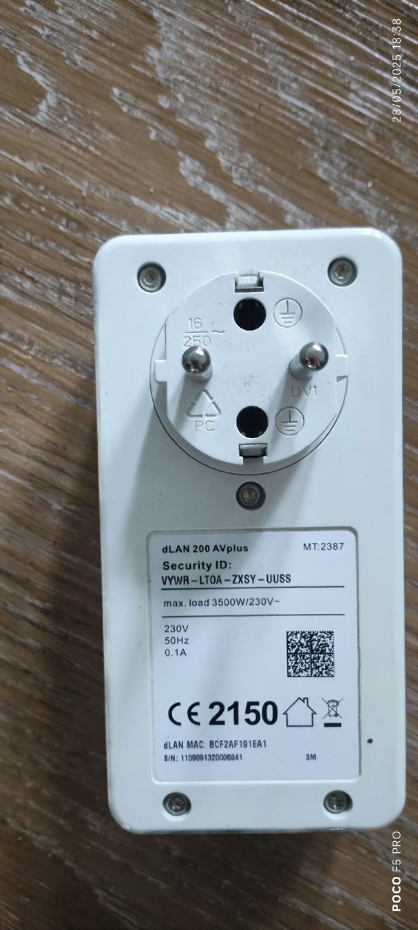 Devolo Wlan: Devolo dLAN 200 AVplus Powerline Adapter – Neu (gemäss Beschreibung) aus Winterthur von Ajcps 2
