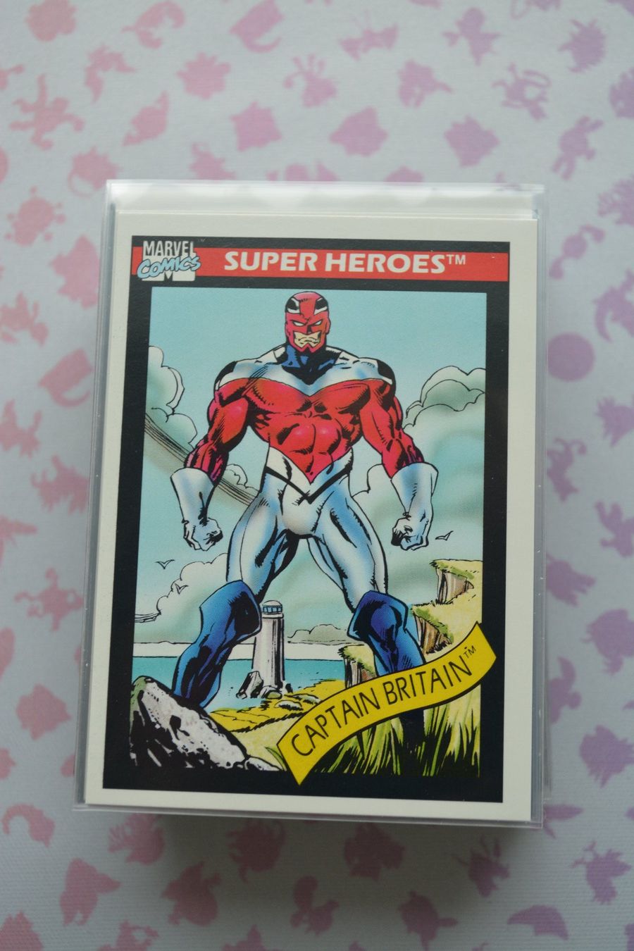 Marvel Sammelbilder & Trading cards: Marvel Universe 1990 - Captain Britain – Gebraucht aus Altstätten SG von GGsGameshop