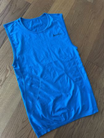 Odlo Sport Unterhemd blau Herren Grösse L 