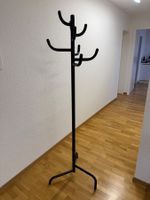 Kleiderständer / Garderobenständer schwarz – 175 cm hoch