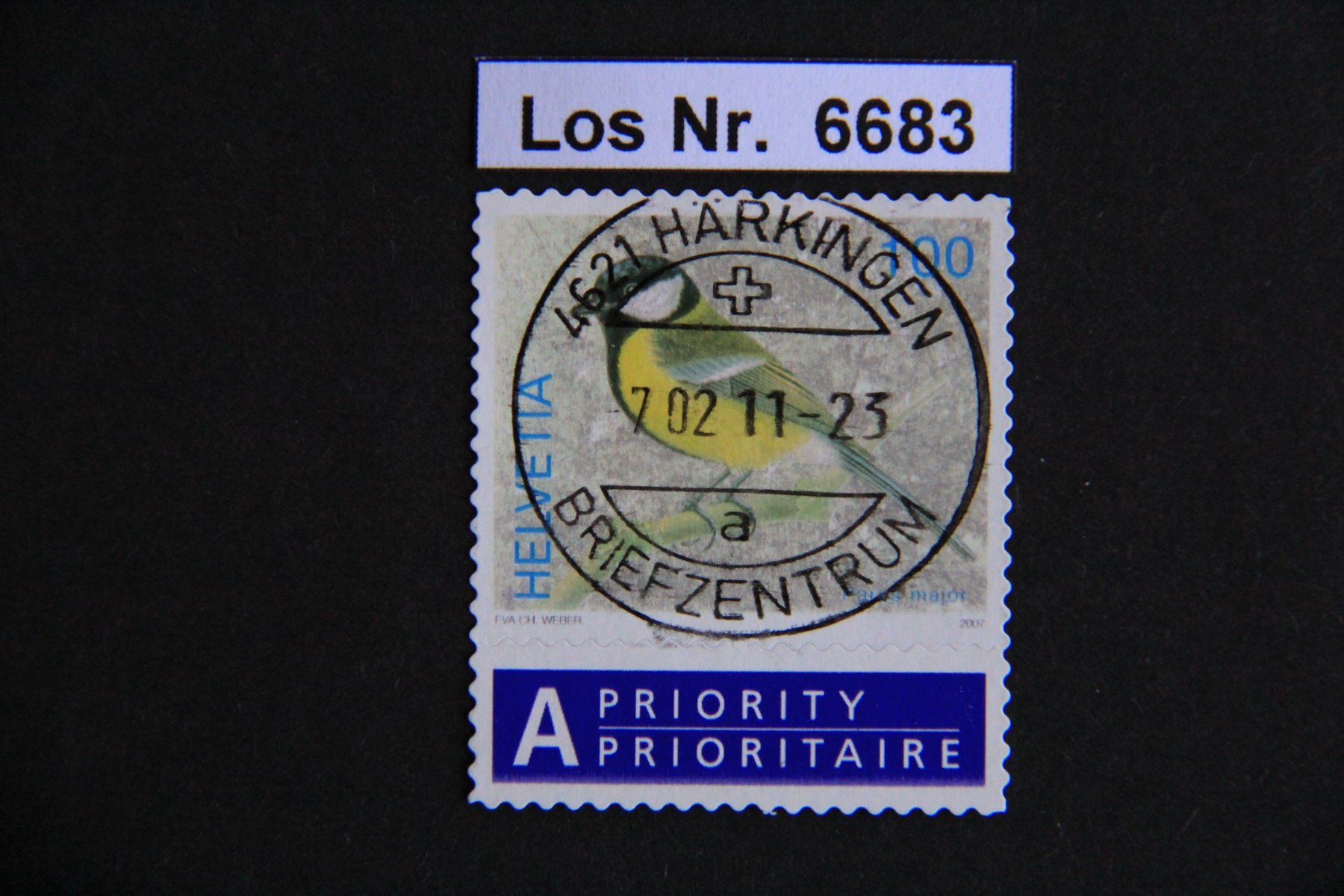 Tutti i francobolli: CH 2007 sauberer Vollstempel                        Los 6683 – Usato da Volken venduto da jukon65