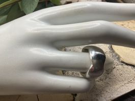 Silberring, Handarbeit, massiv, verschiedene Grössen