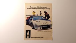 SHELL & BMW M1 - Werbung / Bilddokument / Reklame