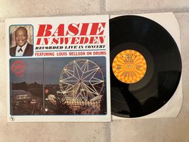 Count Basie - Basie in Sweden, Jazz LP