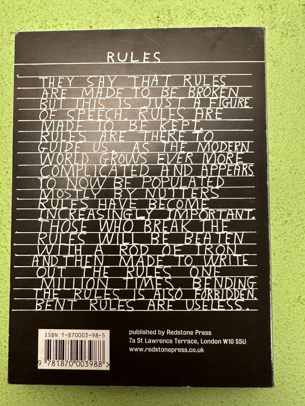 Livres: David Shrigley: Rules. 22 Postcards – D'occasion à Zürich par allp 6