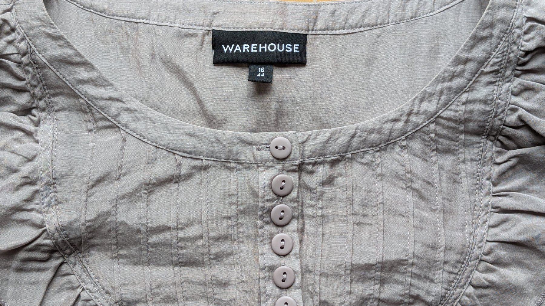 Camicette: Warehouse Bluse Baumwolle/Seide Gr. L – Nuovo (secondo la descrizione) da Thalwil venduto da kat_d85f 1