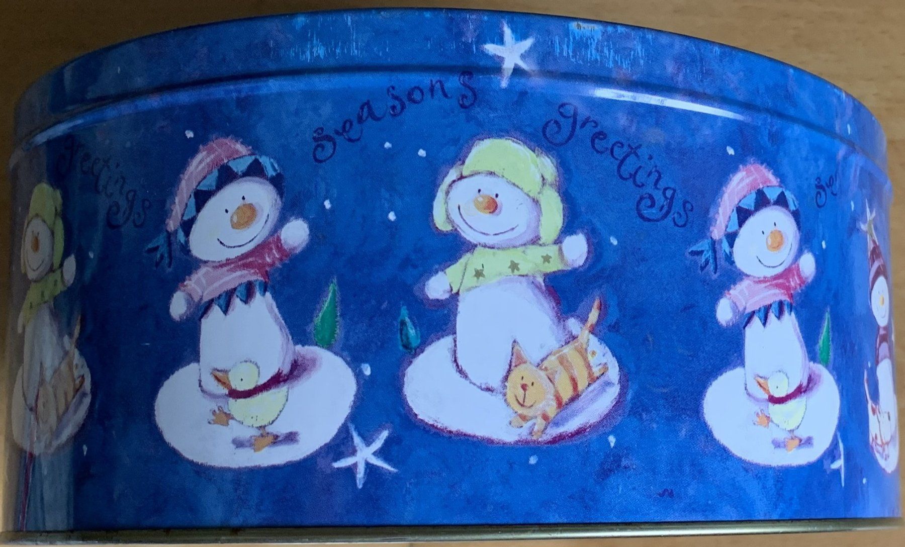 Contenitori & Simili: DOSE - BLECHDOSE mit SEASONS GREETINGS – Usato da Birsfelden venduto da Emporio82 2
