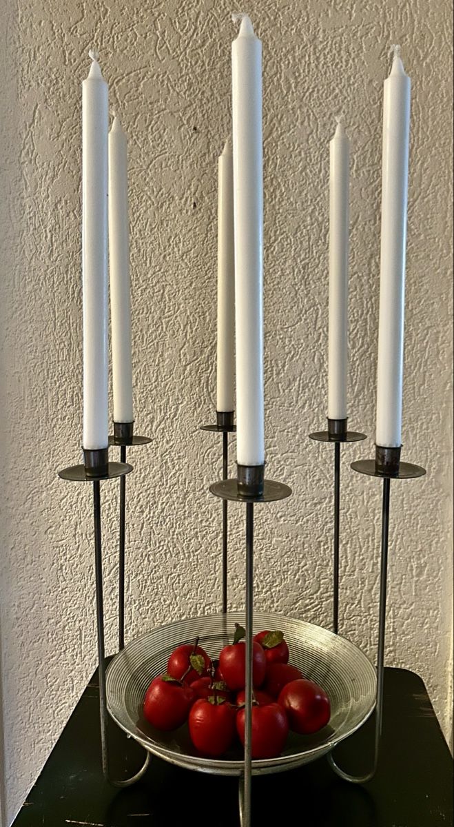 Alle Dekorationen: Candle holder with glass dish – Gebraucht aus Zürich von Mistral61