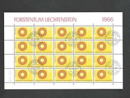 Liechtenstein Bogen ab 1.- Franken