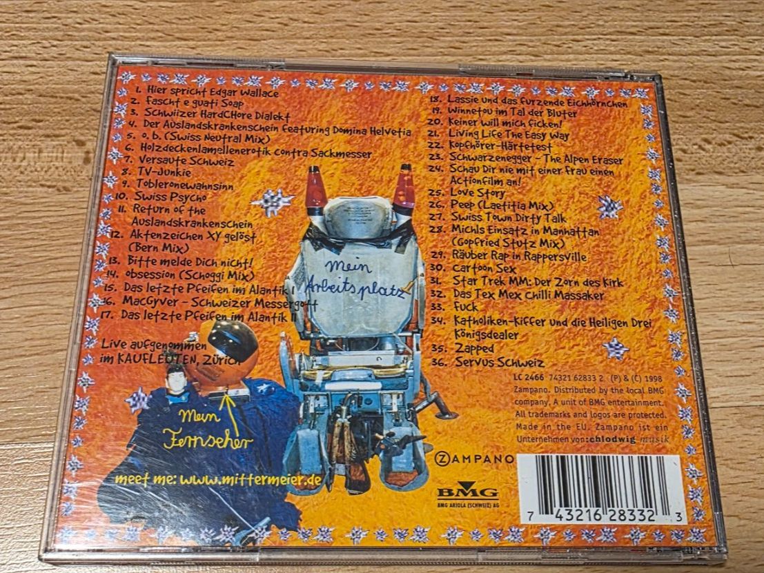 CD: Michael Mittermeier - Zapped! Swiss Edition – Usato da Niederbipp venduto da Tamara15101995 1