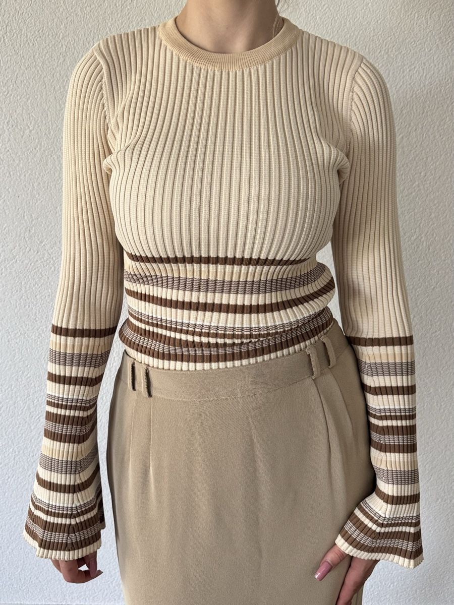 Top: C/Meo Collective TOP gestreift & elastisch Pullover NEU WOW – Nuovo e nell'imballaggio originale da Gibswil venduto da Engelsgleich