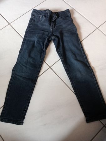 Gefütterte Jeans, Gr. 128,