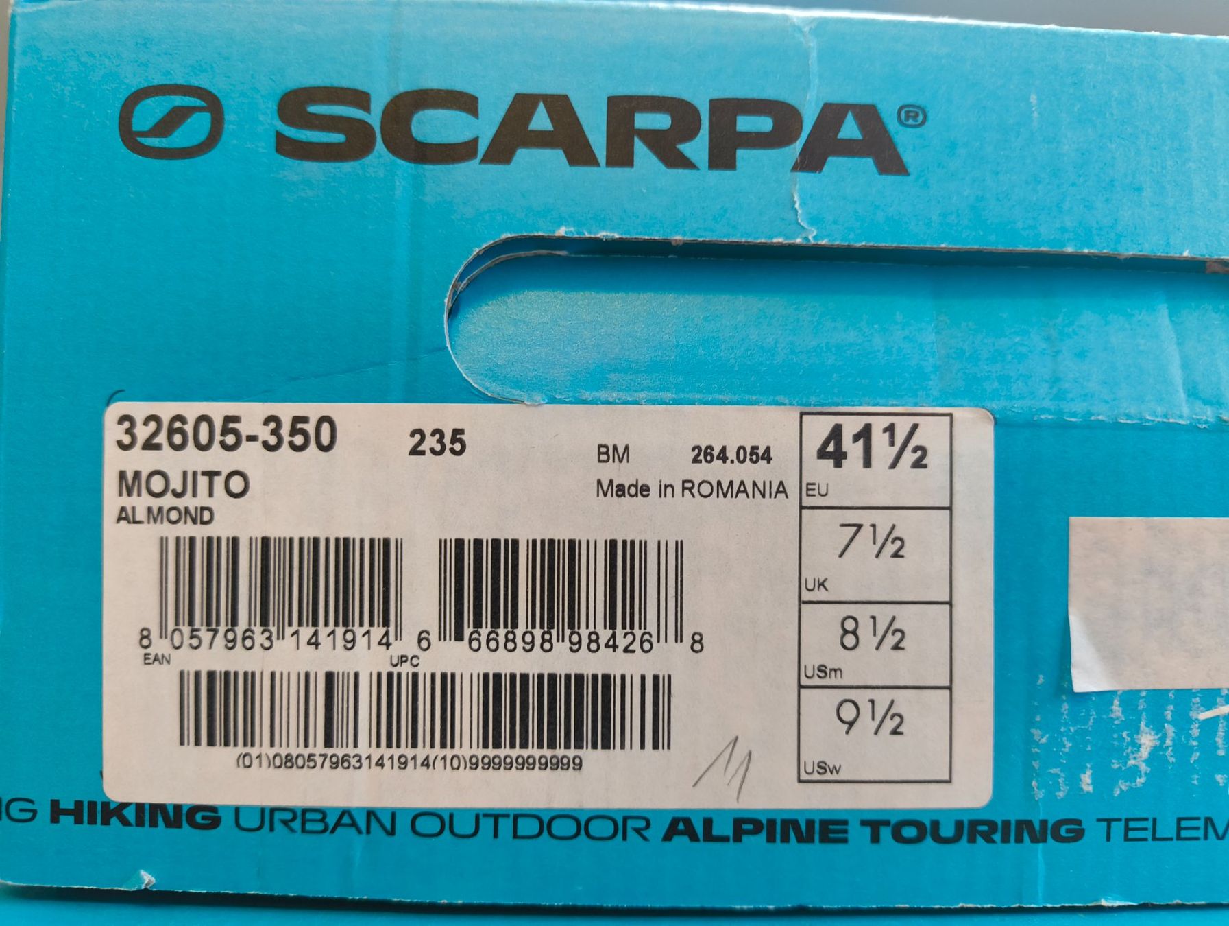 Scarpa Scarpe da uomo: Scarpa Mojito Grösse 41.5 Herren Freizeitschuhe Leder – Nuovo e nell'imballaggio originale da Uitikon Waldegg venduto da PJLS1 5