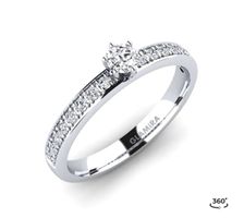 Diamant Ring Weißgold 585