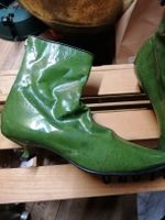 prialpas MarkenschuhGrüne Glanz-Stiefeletten, Grösse 38.t, T