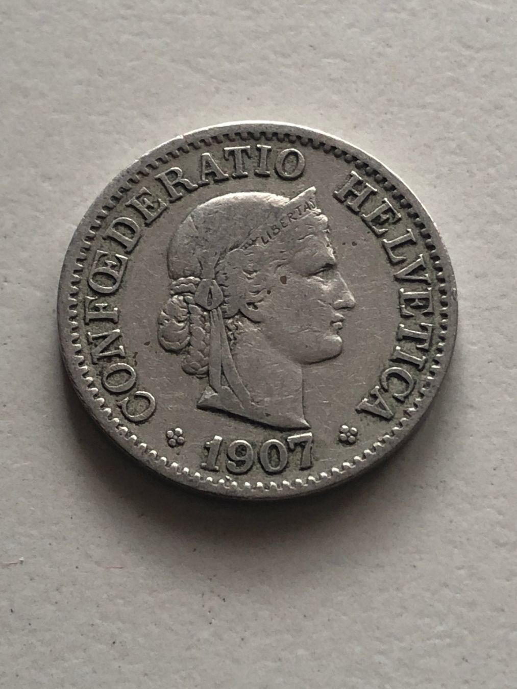 Tutti le monete: 10 Rp. 1907 – Usato da Schötz venduto da Odpa