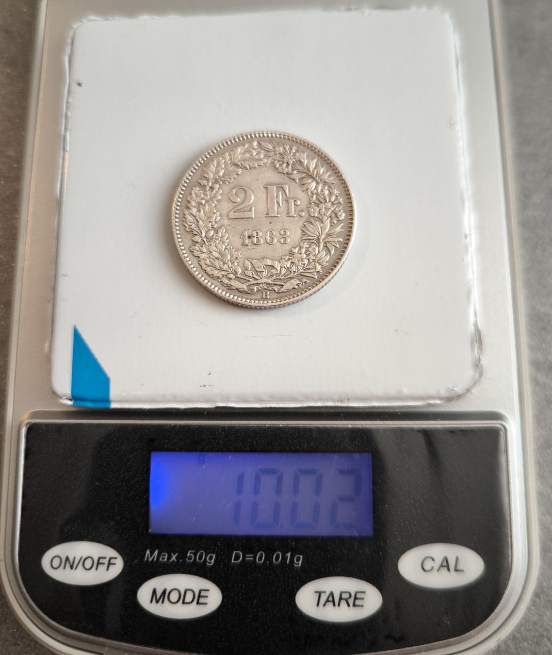 Tutti le monete: 2 Franken 1863 - RR – Usato da Nyon venduto da AlexKey71 5