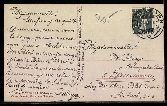 Cartoline postali: AK Steckborn, Uferpartie mit Hotel Krone – Usato da Berlin venduto da bartko-reher 1