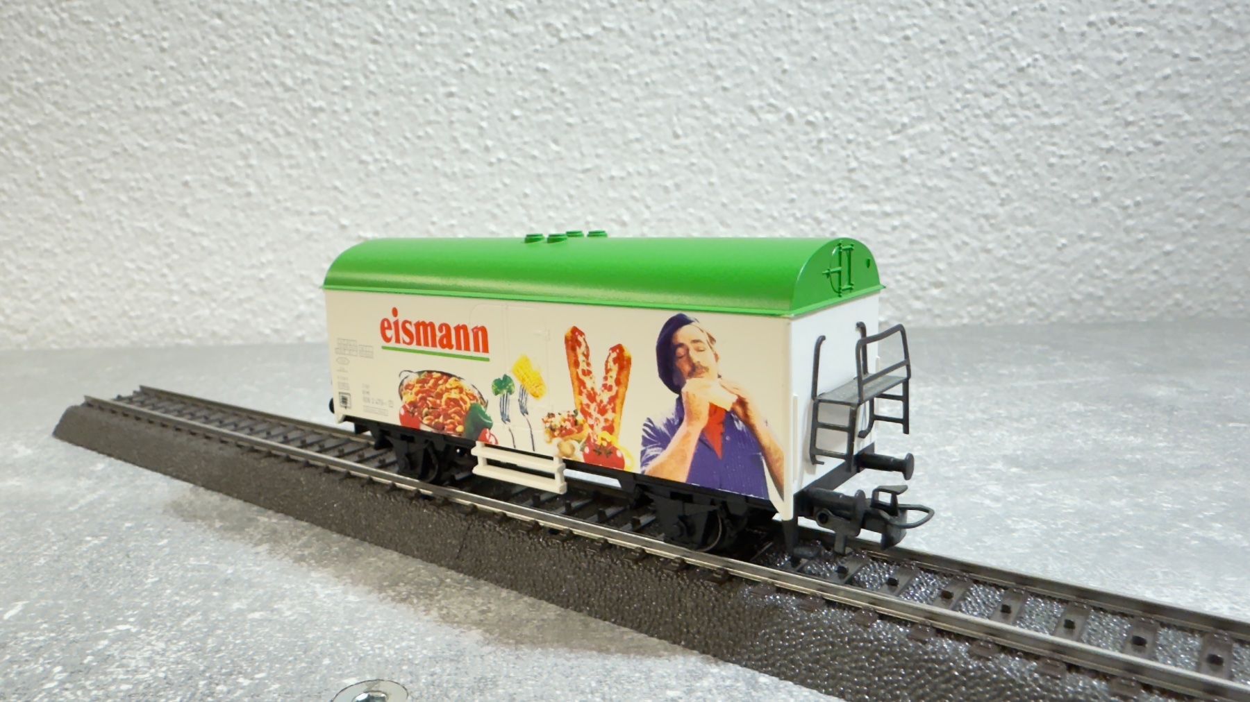 Märklin Modellini di ferrovie: Märklin Eismann Güterwagen H0 / AC – Usato da Windlach venduto da Kelebra 4