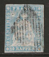 Strubel Nr. 23Ca mit Abart "Putzer" : KP 300.-- +