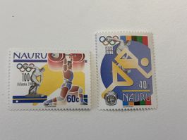 Nauru Briefmarken Olympia Atlanta 1996, Sportmotive, Top!