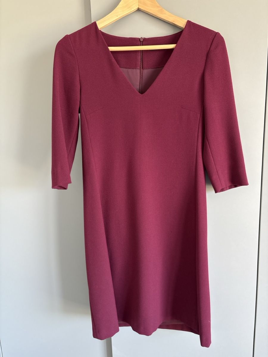 Massimo Dutti Robes: Kleid weinrot Massimo Dutti Grösse 34  – D'occasion à Uitikon Waldegg par Tatawlk