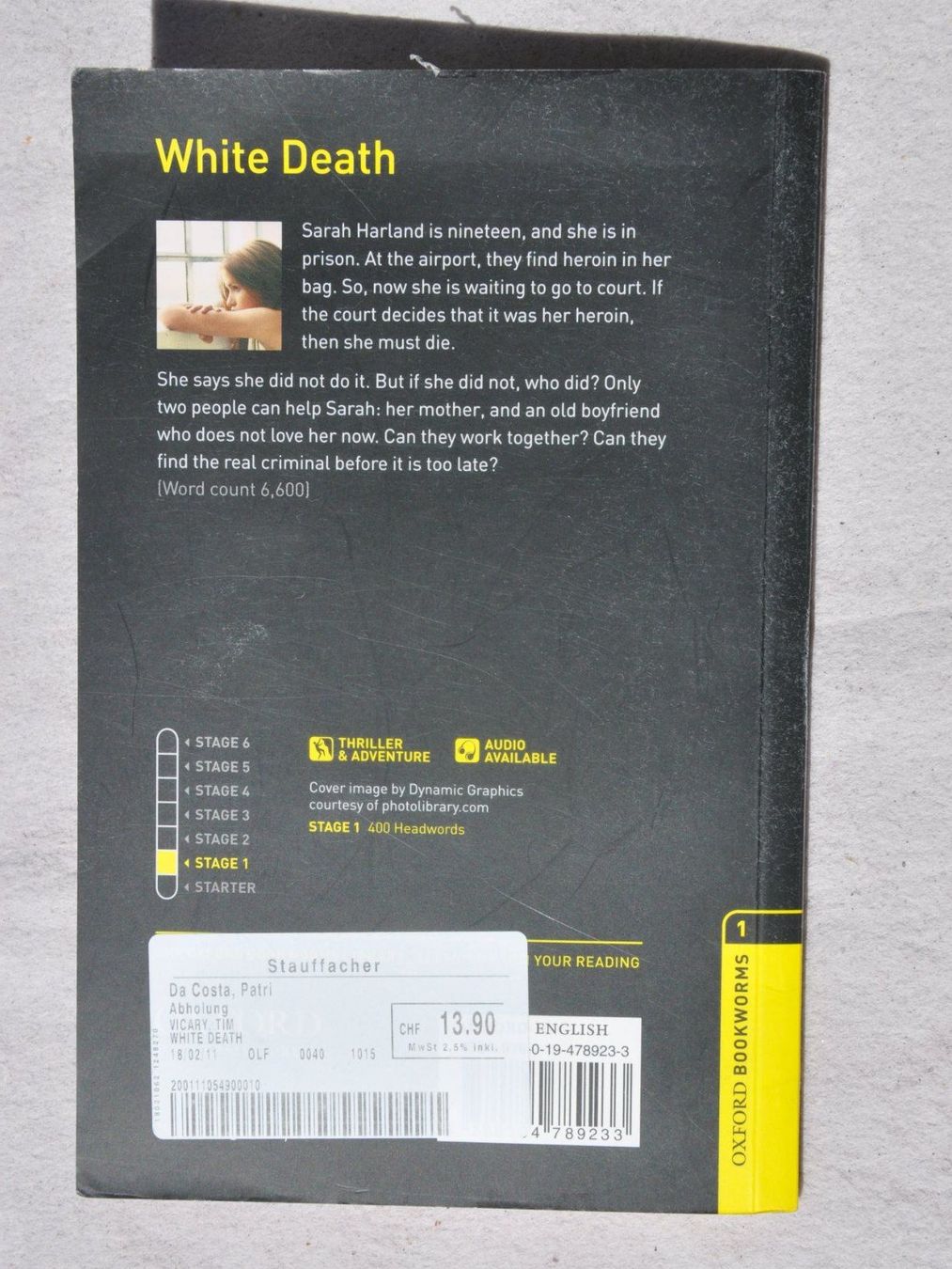 Bücher: Withe Death - Tim Vicary - Oxford Bookworms - Level 1 – Gebraucht aus Fully von Minouchka 2