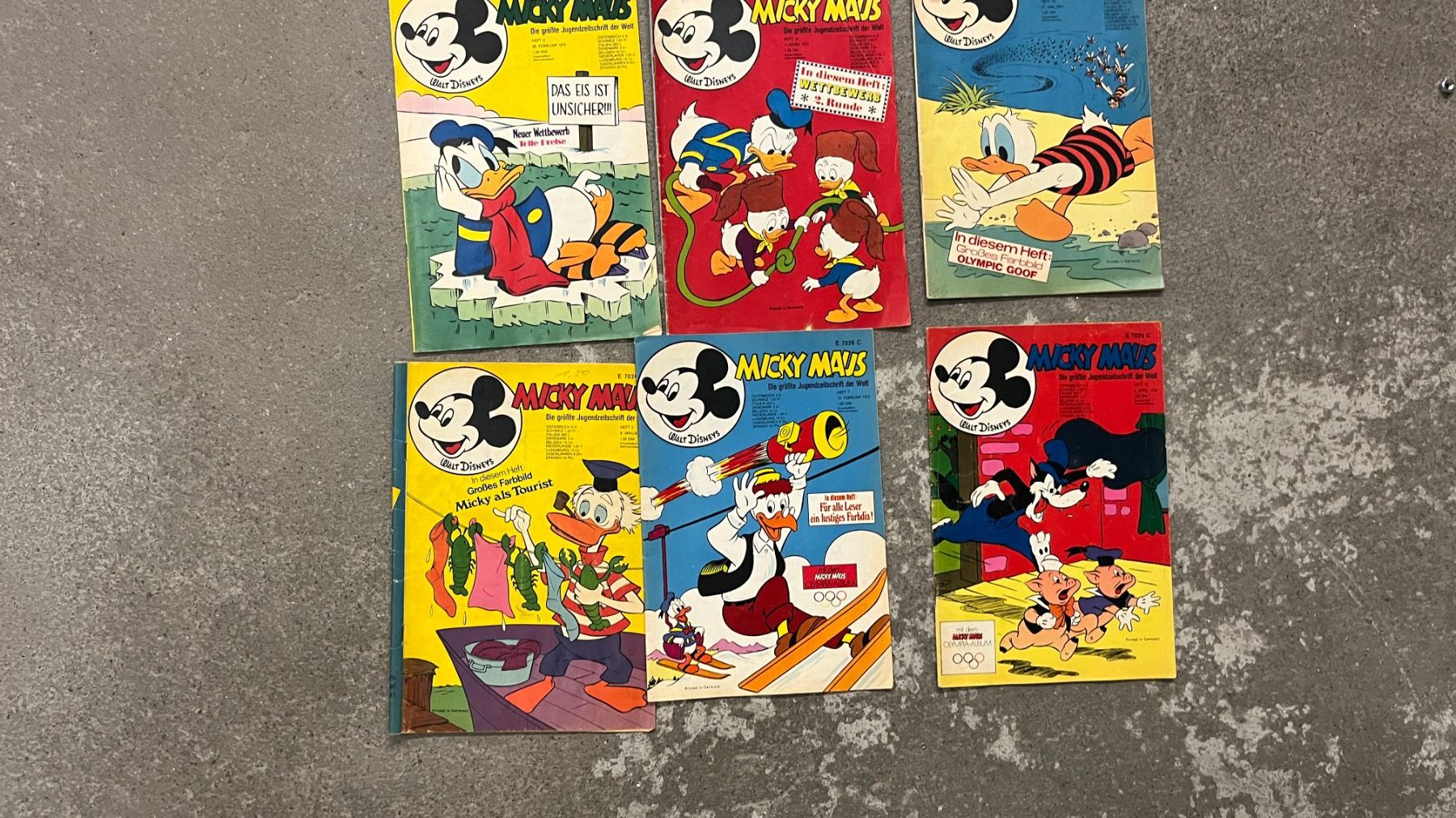 Fumetti: Micky Maus Hefte 1972, Konvolut,15 Stück – Usato da Bern venduto da daskannweg 3