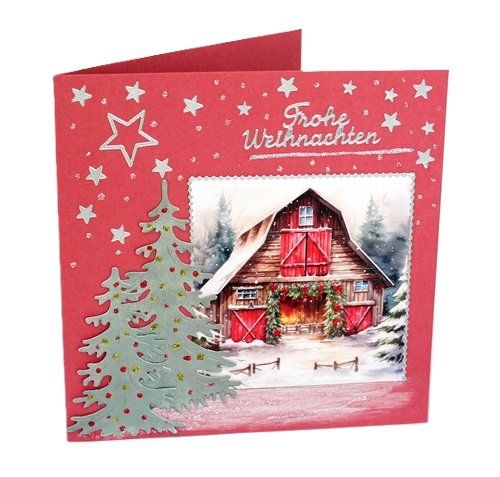 Cartoline: Karte "Frohe Weihnachten" – Nuovo (secondo la descrizione) da Schlatt TG venduto da glueckwunschkarte.22