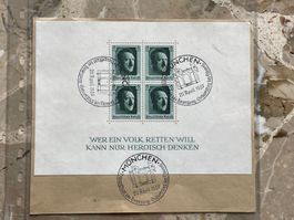 Briefmarken Deutsches 3. Reich # Hitler Geburtstag München