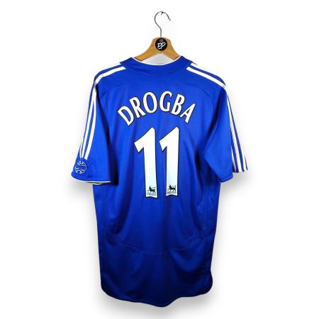 ORIGINAL 2006-08 Chelsea Home Shirt Drogba #11 (L)