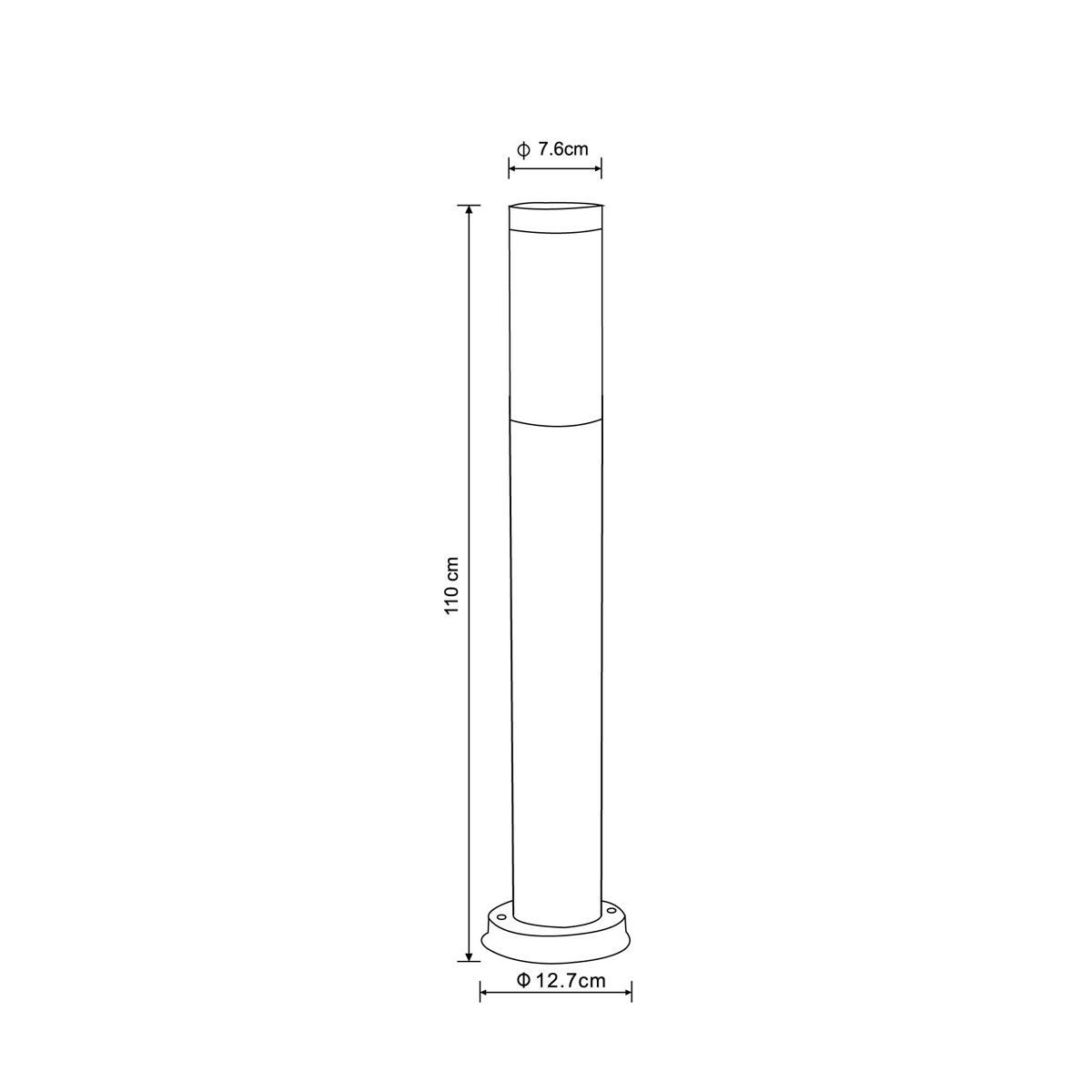 Lampen: Aussen Stehleuchte, 110 cm Höhe, IP44 – Neu (gemäss Beschreibung) aus Kreuzlingen von Smart-Light 5