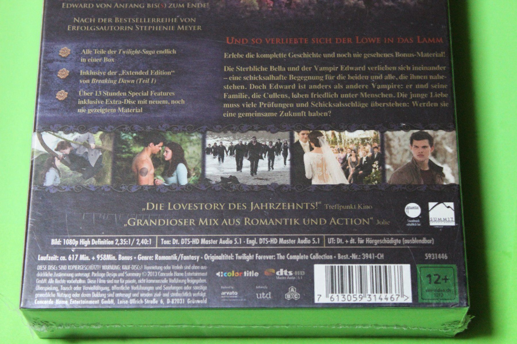 Tous les DVDs: DIE TWILIGHT SAGA 6BLU-RAYS originalverpackt RAR! – Neuf avec emballage d'origine à Tübach par JamesStone 4