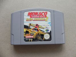 Nintendo 64 Game Monaco Grand Prix N64