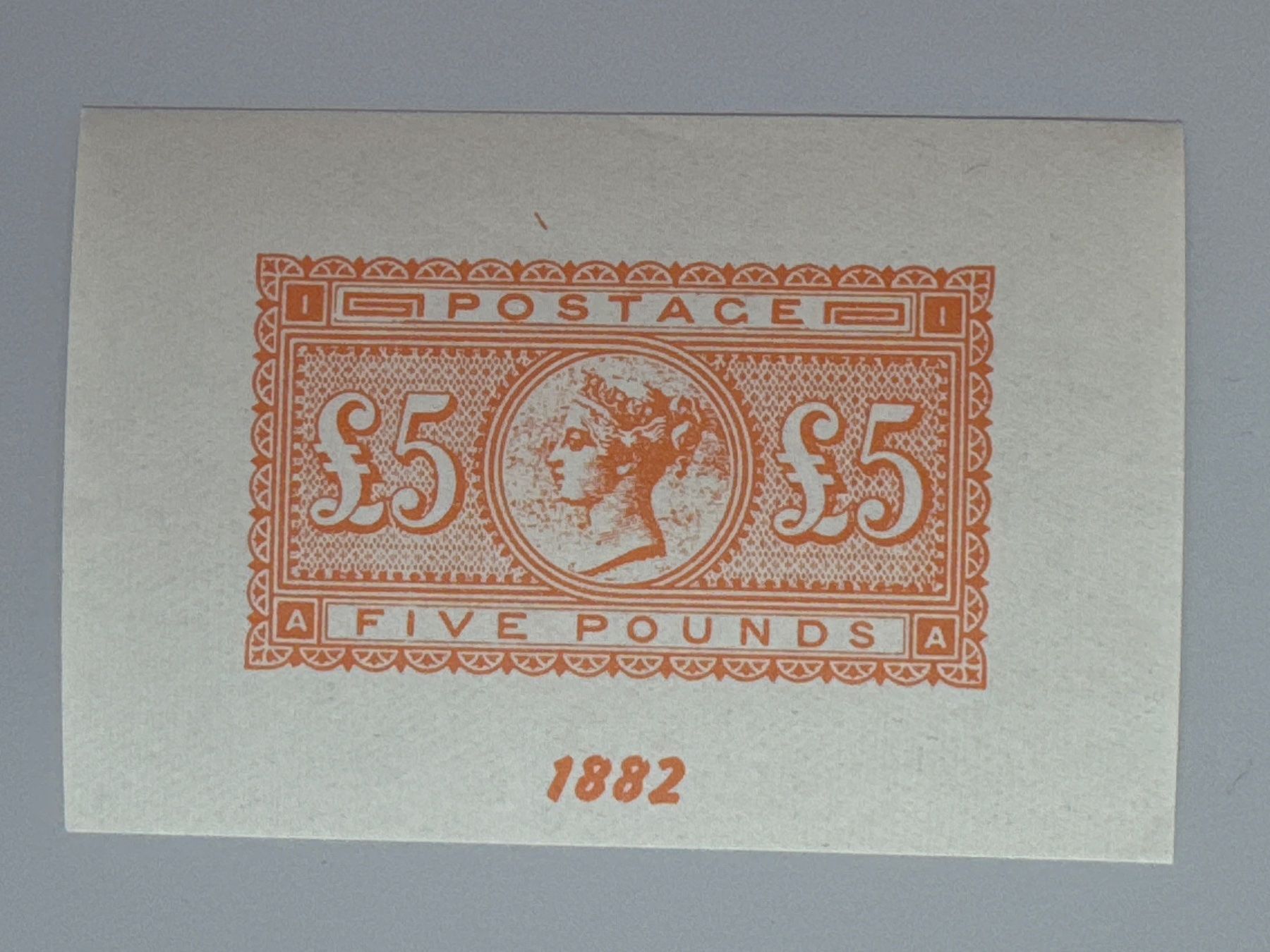 Tous les timbres: 1882 Five Pounds POSTAGE – D'occasion à Küssnacht am Rigi par POSTOMASTER