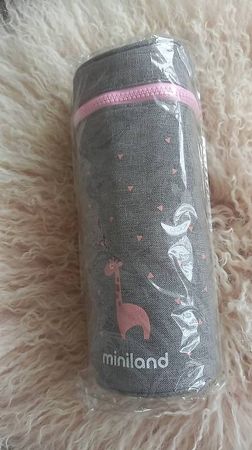 Wärmetasche rosa/grau 500ml
