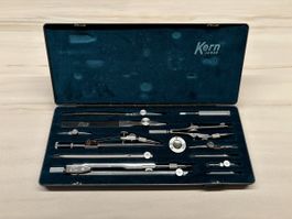 Kern AARAU Zeichenzirkel Set, Top Zustand, Komplett!