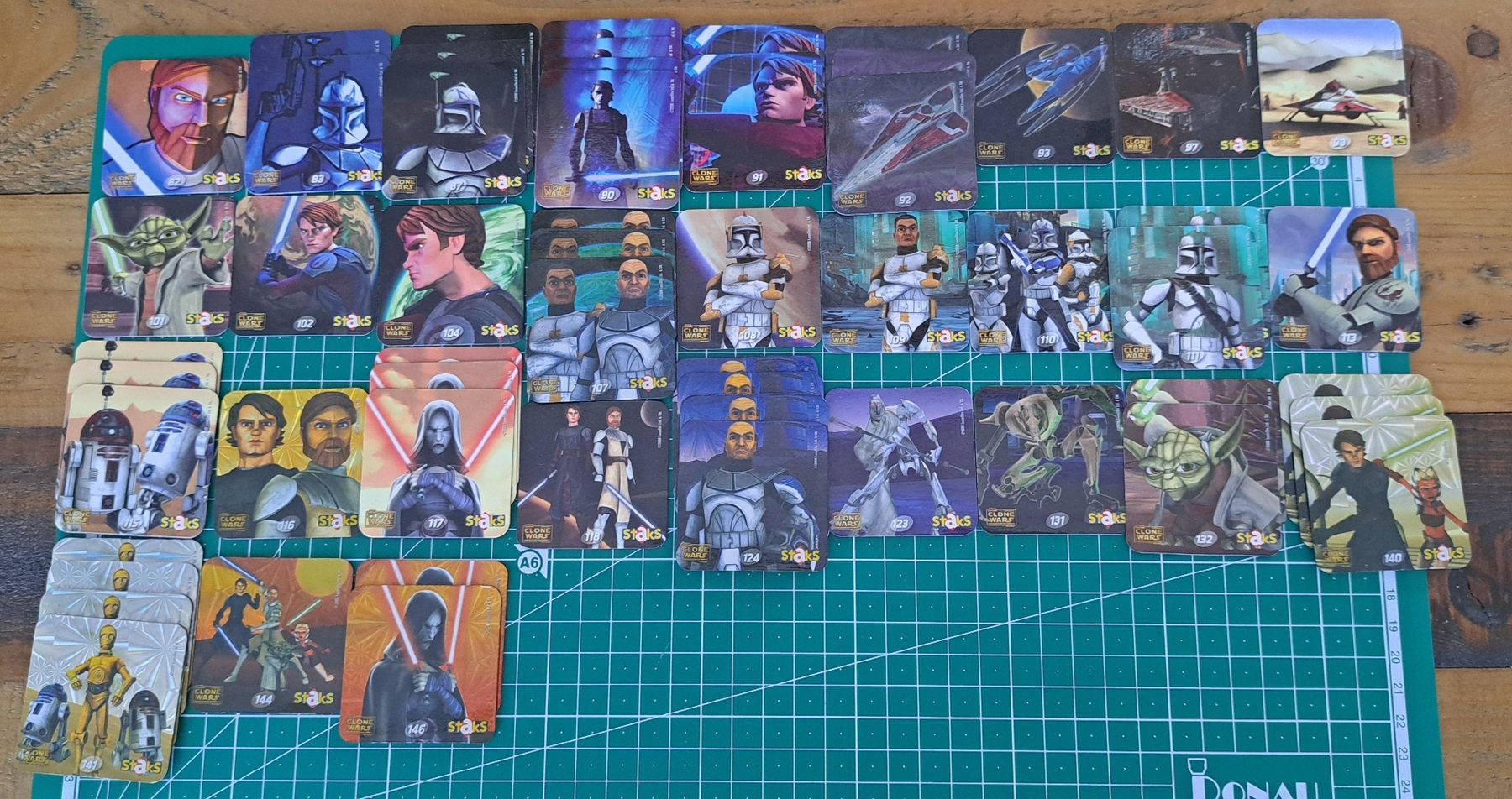 Star Wars Sammelbilder & Trading cards: Star Wars | Clone Wars | 113 Stück Staks Panini – Neu (gemäss Beschreibung) aus Reiden von Zizki 1